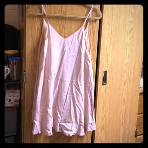 Blush pink shift dress from tobi