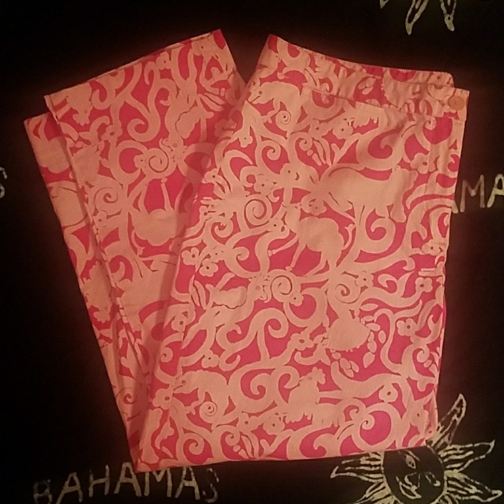 Vintage Lilly Pulitzer Jungle Capris