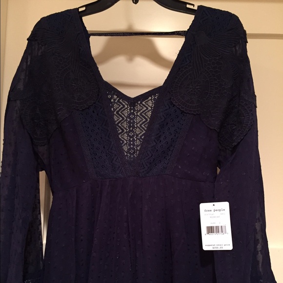 Free People Viola V-neck boho chiffon maxi dress - Picture 4 of 6