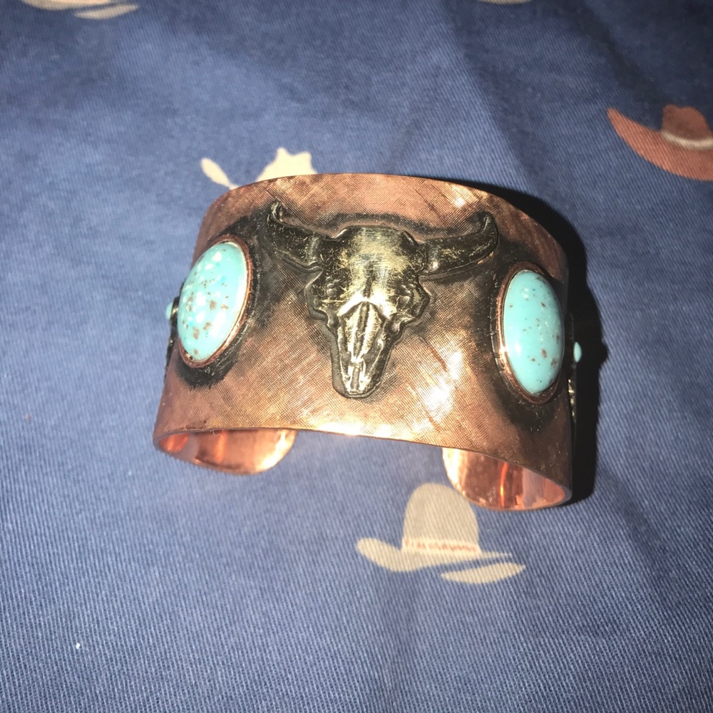 Cattle Skull Cuff