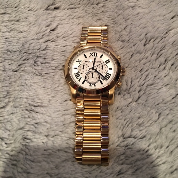 MK Runway Gold-Tone Stainless Steel Watch main image 5