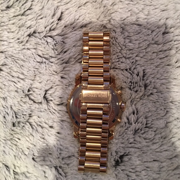 MK Runway Gold-Tone Stainless Steel Watch