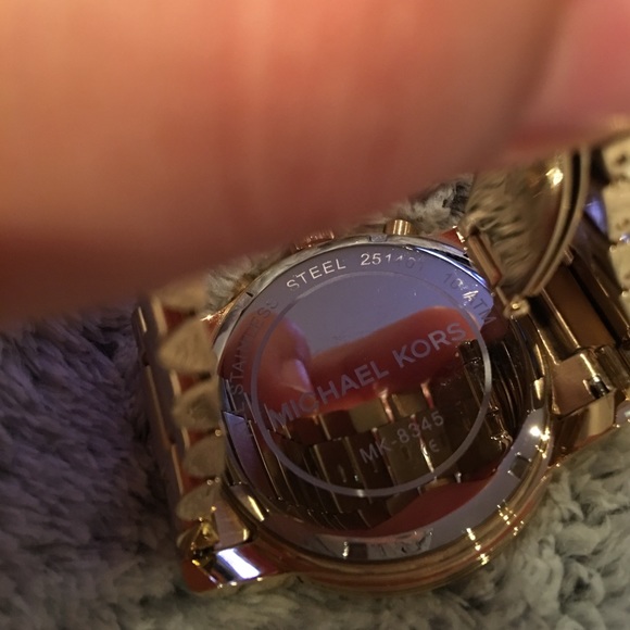 MK Runway Gold-Tone Stainless Steel Watch