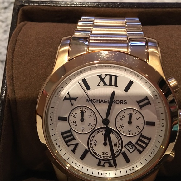 MK Runway Gold-Tone Stainless Steel Watch main image 6