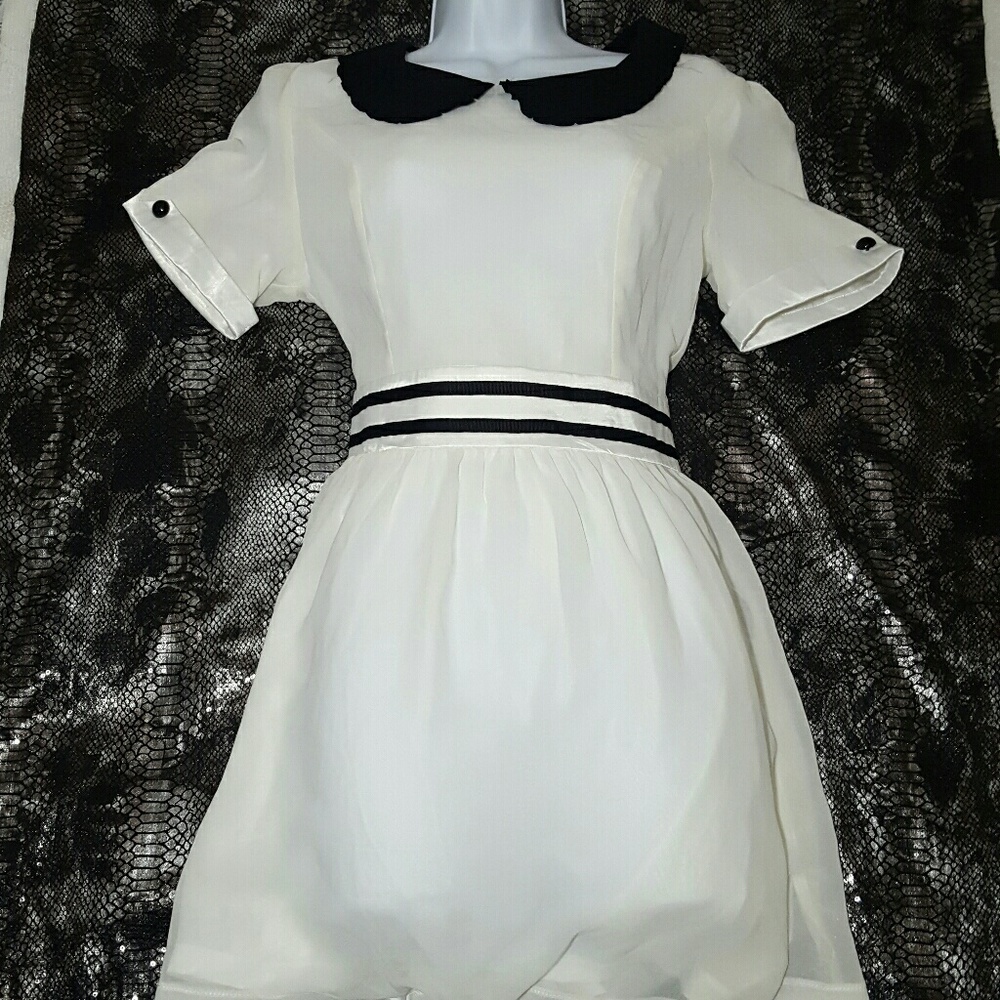 Retro pin up style Sailor Dress SzM