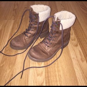 Fur Cuff Boots