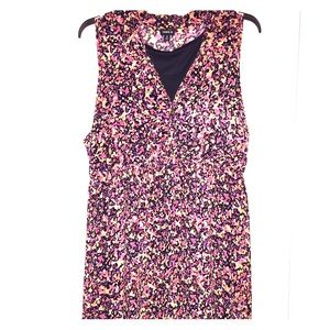 Plus size sleeveless knee length dress