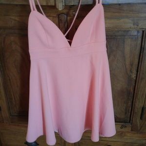 NBD peach dress small....never worn