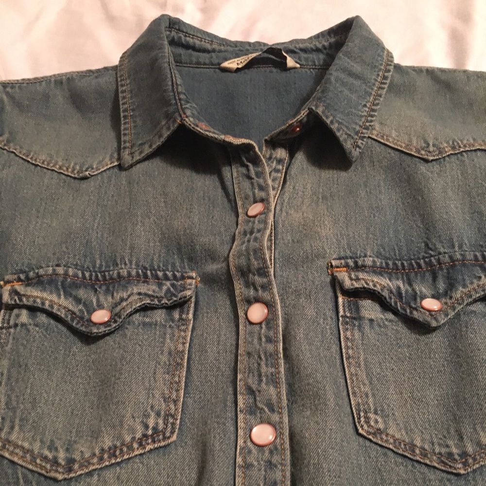 100% cotton Mango jeans shirt size M