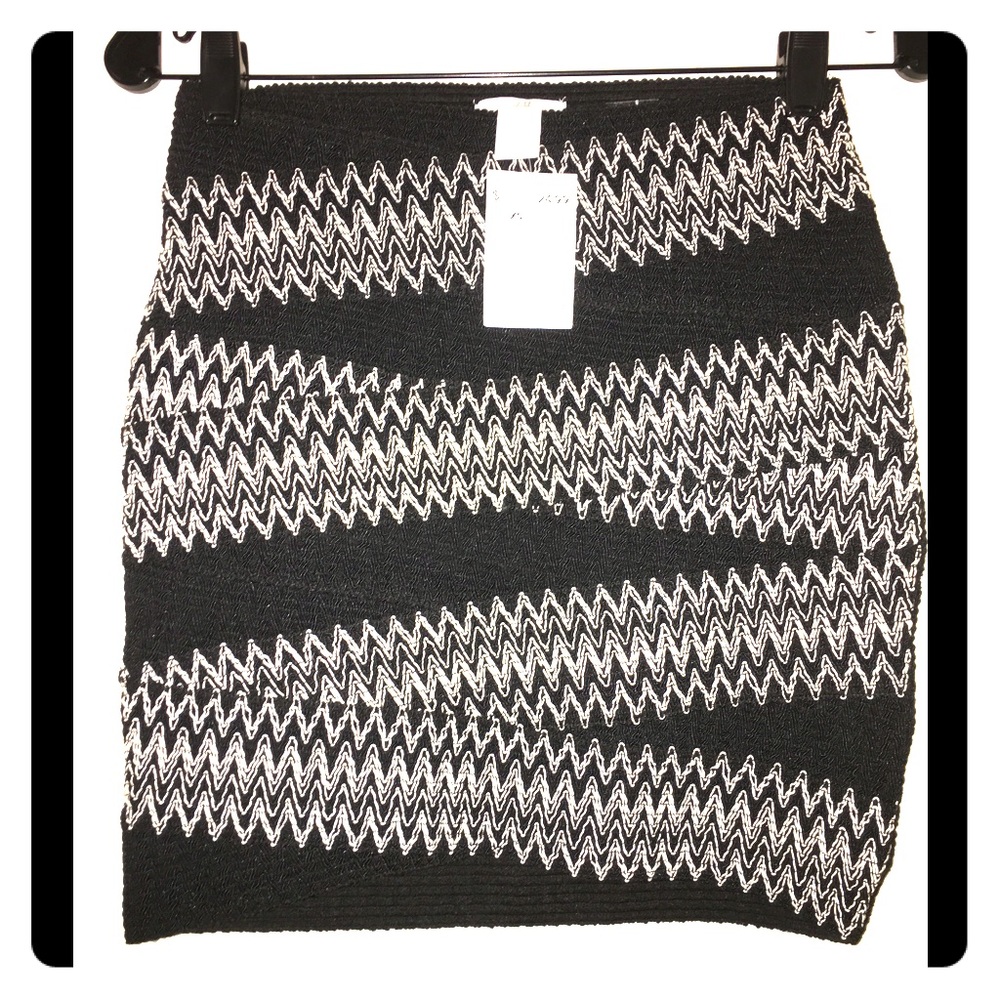 H&M bodycon mini skirt