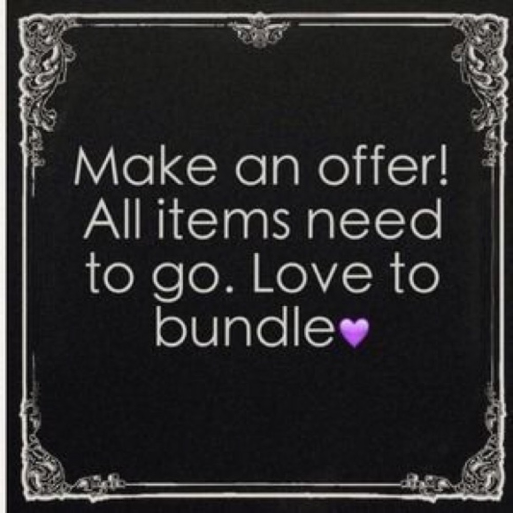 Please make an offer or shop around and bundle!!