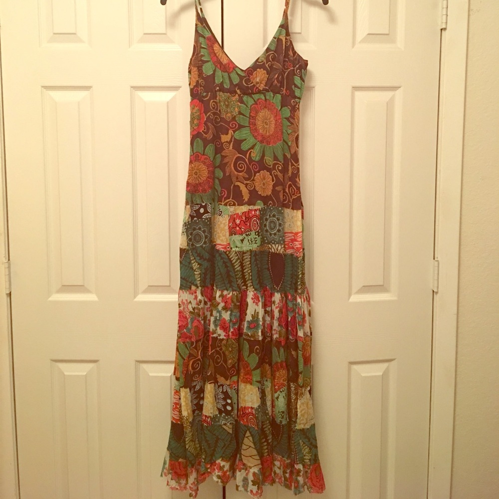 Boho floral maxi dress