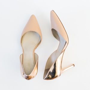 Calvin Klein Light pink/ Rose gold heels