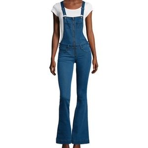 Arizona Zip-Front Overall Jumpsuit