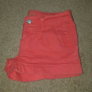 Salmon colored shorts