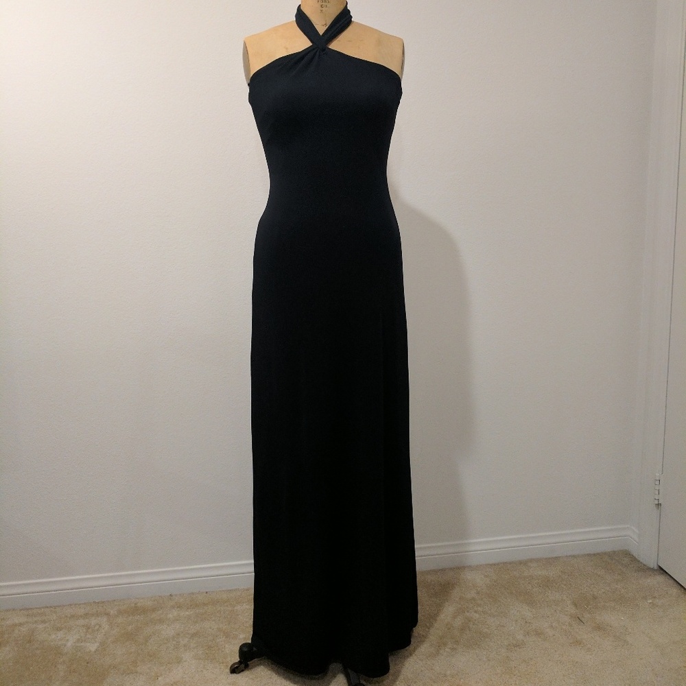 david meister black cocktail dress David Meister Dresses | David Meister Black Evening Dress | Color: Black | Size: 8