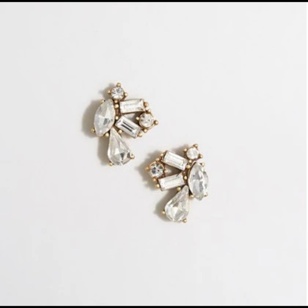 New! Vintage style crystal earrings