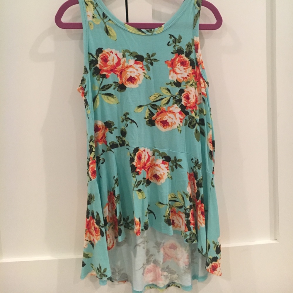 nordstrom soprano brand flowery top