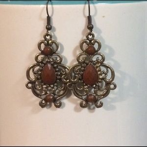 Elegant Bronze looking Earrings