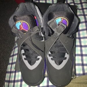 Aqua 8's, Brand New! 10/10 condition. Worn once.