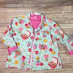 Nick & Nora XXL pajama top macaroon
