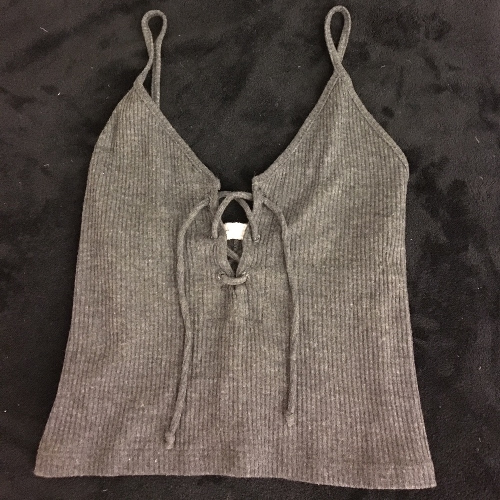 Brandy Melville ribbed crop top