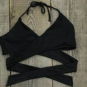 Wrap around bikini top