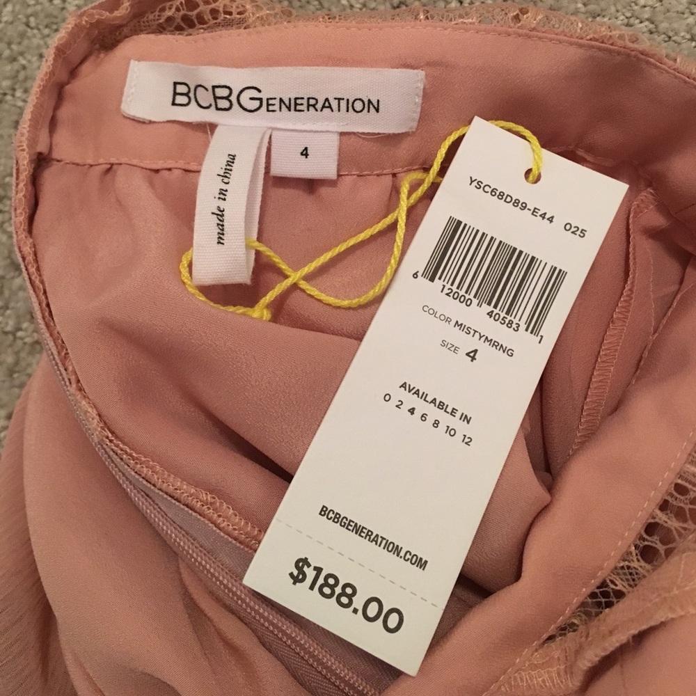 BCBGeneration Pink Dress (NWT!!) - Picture 7 of 8