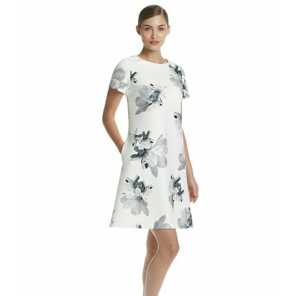 New! Tommy Hilfiger Floral Scuba Shift Dress NWT