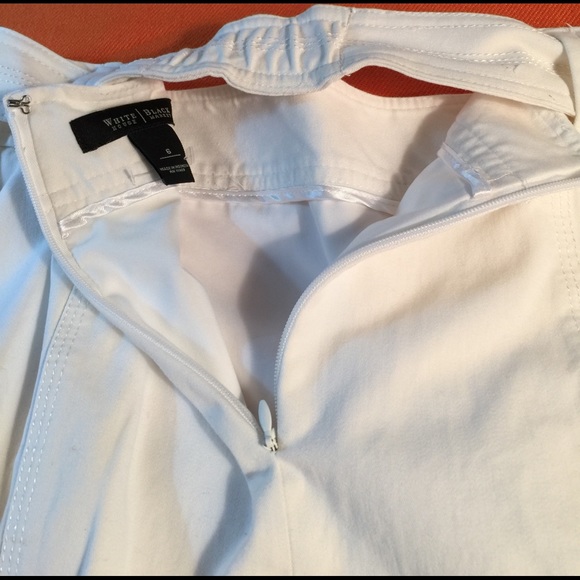 WHBM pencil skirt, white, size 6, summer ready,NEW - Picture 5 of 7