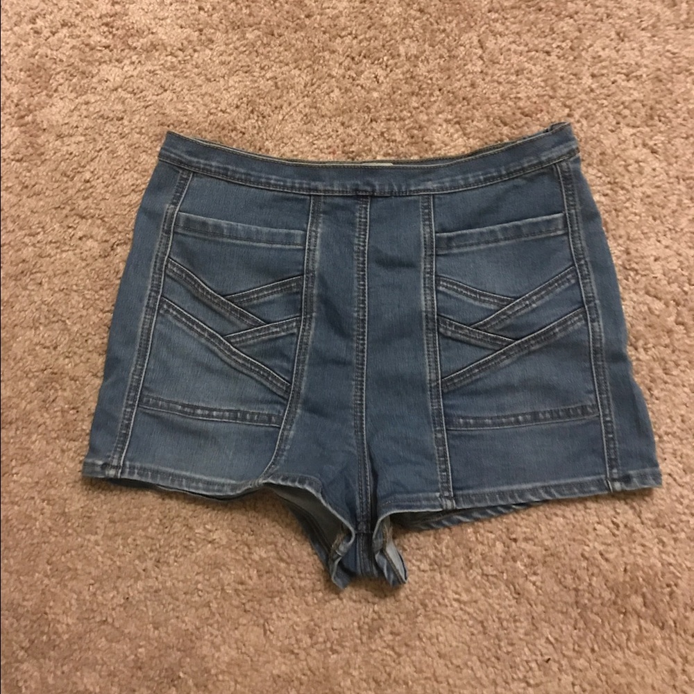 Free People high waist shorts