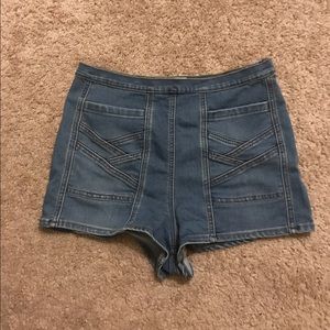 Free People high waist shorts