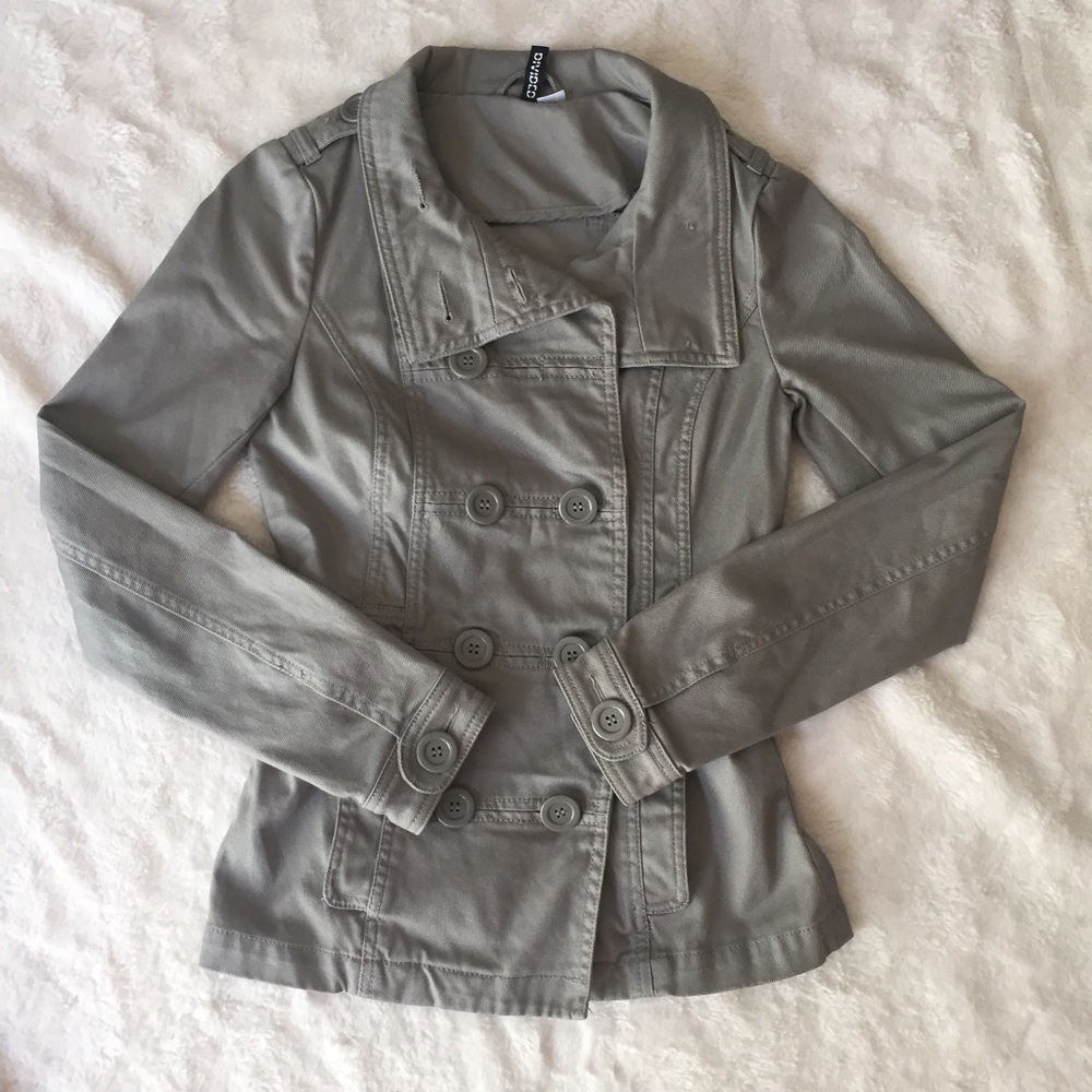 Olive/tan military style coat