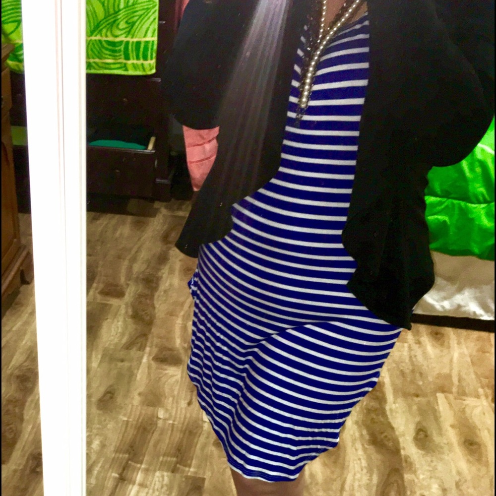 Blue/ White Dress