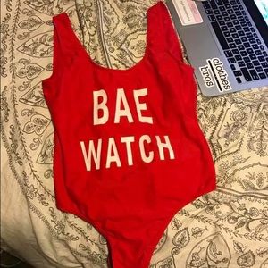 Bae Watch One Piece Swimsuit