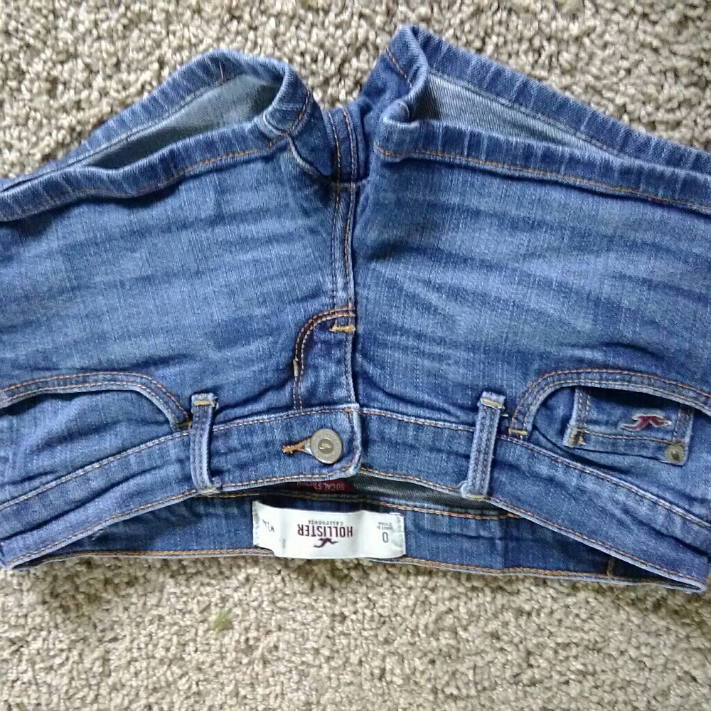 2 pair Hollister Jean shorts