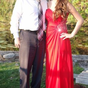 Red prom dress