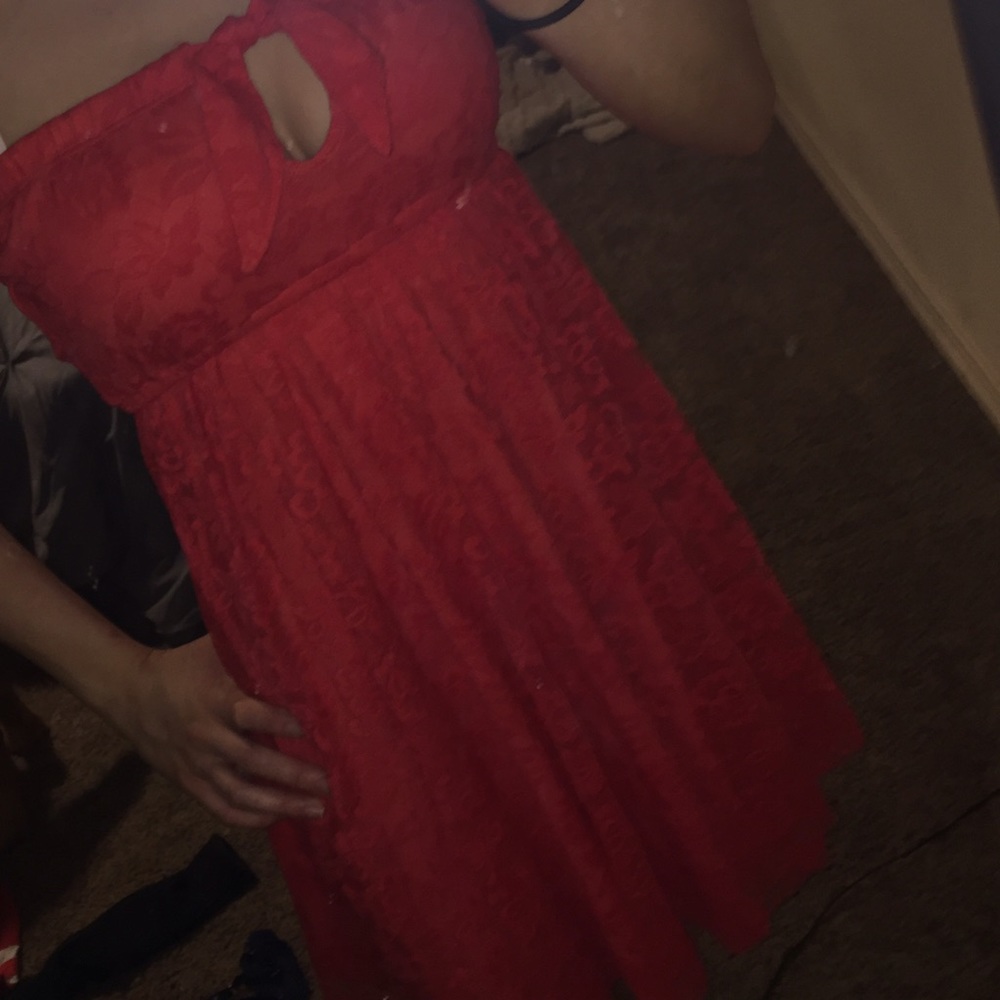 Red dress