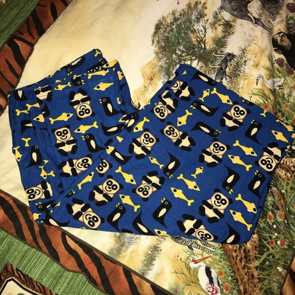 LLR Panda/Penguin Leggings OS unicorn!