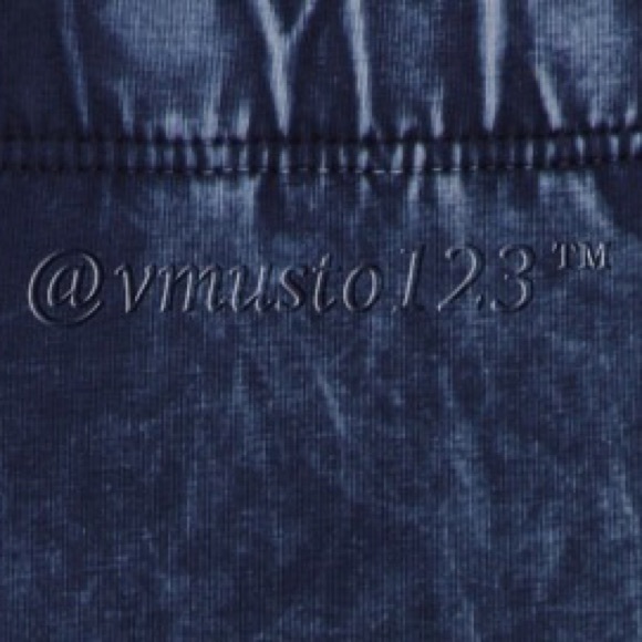 DENIM COLOR BELL BOTTOM PANTS - Picture 3 of 4