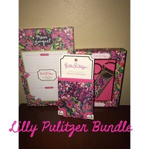Lilly Pulitzer Bundle keyfob, koozie and list pad
