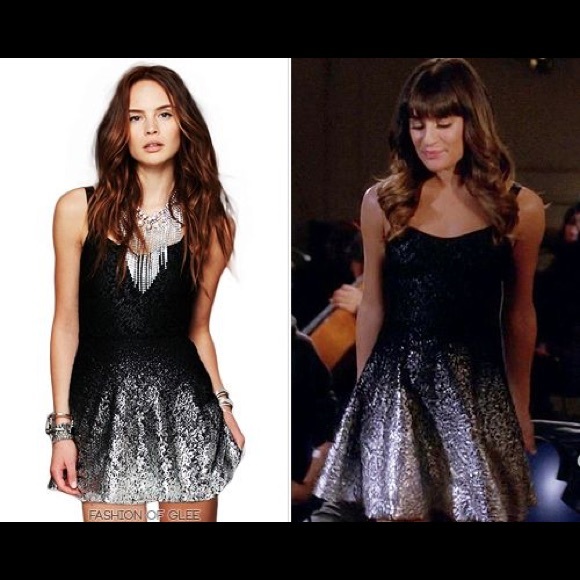 Free People Foil Ombré Fit and Flare Dress - Picture 4 of 5