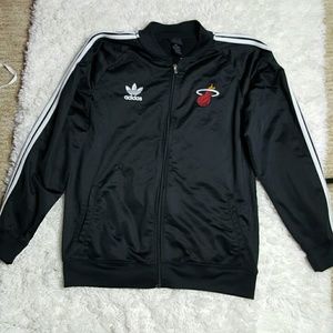 Adidas Men's Miami Heat Track Jacket XL Adidas Men's Miami Heat Track Jacket XL