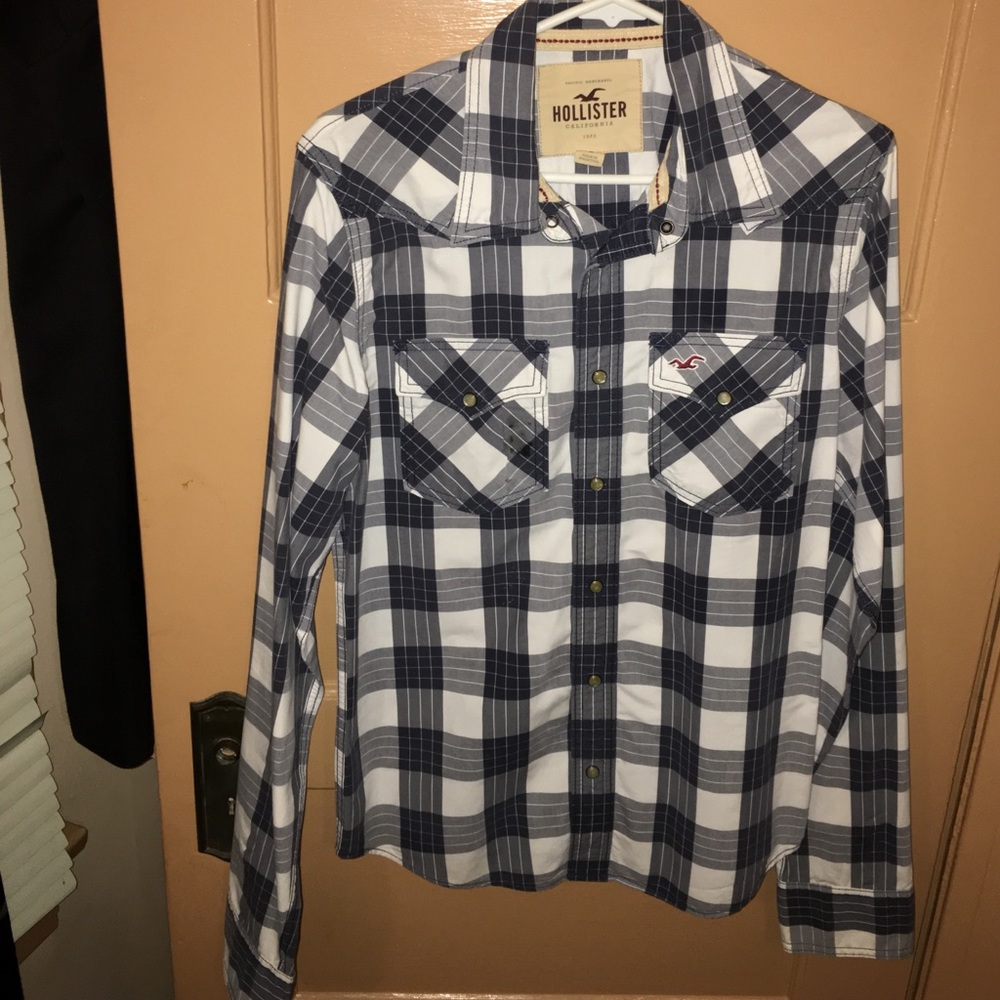 Hollister button down Shirt Size L!!!