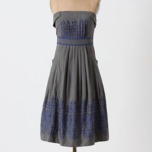 Strapless Anthropologie Dress