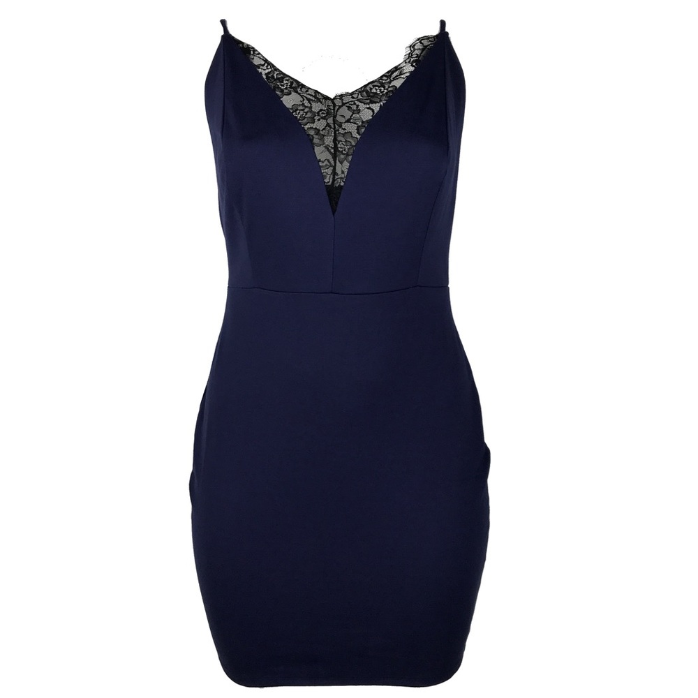 Blue Betty Plus Size Body-con Navy Dress