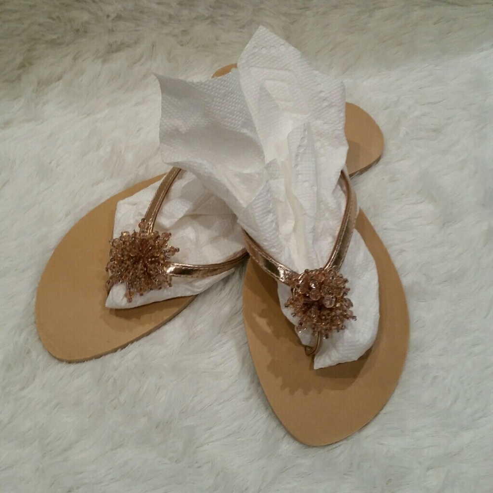 Apt. 9 Womens Jeweled Flip Flops