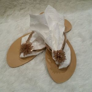 Apt. 9 Womens Jeweled Flip Flops