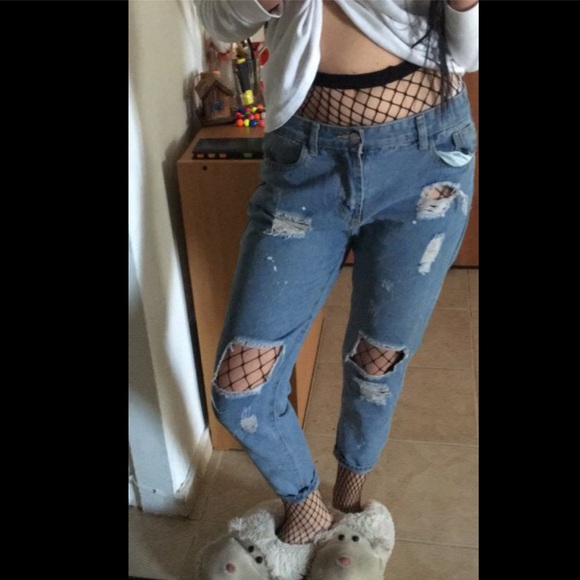 NEW IN‼️ "all the way up" FISHNET TIGHTS - Picture 4 of 6