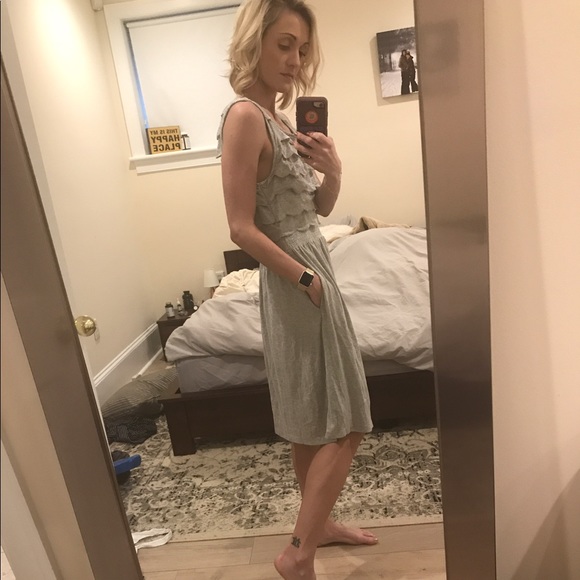 *Reduced * *Anthropologie Silver Linings dress - Picture 7 of 8